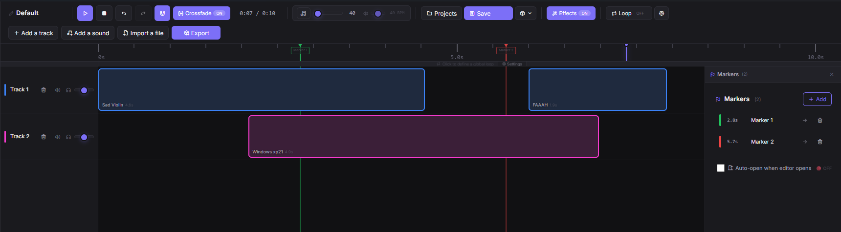 Editor de audio